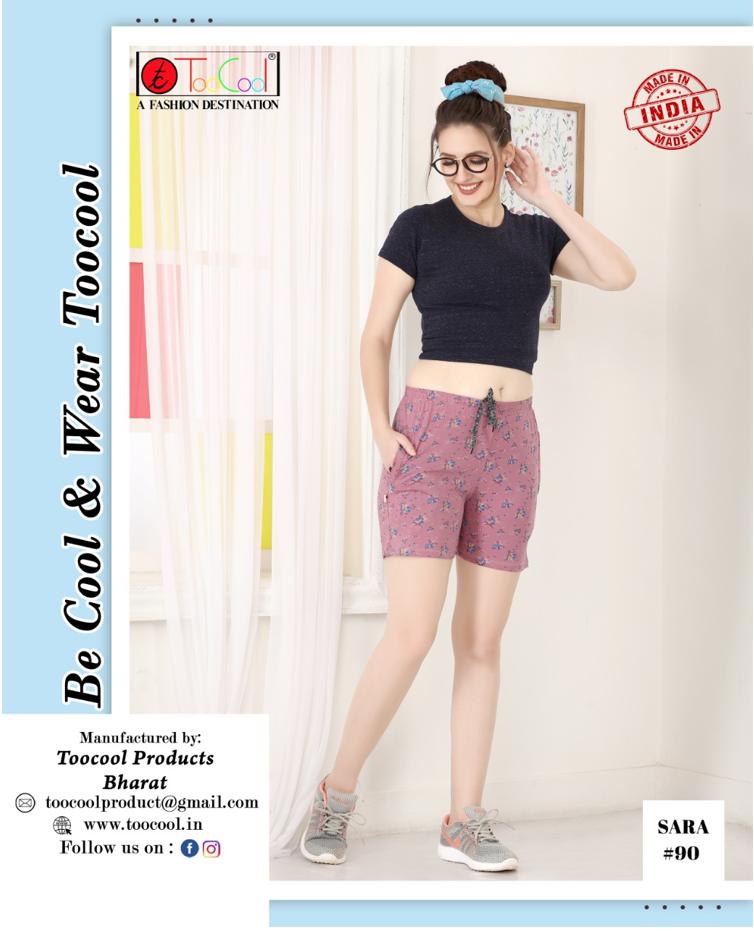 Hosiery Shorts For Womens