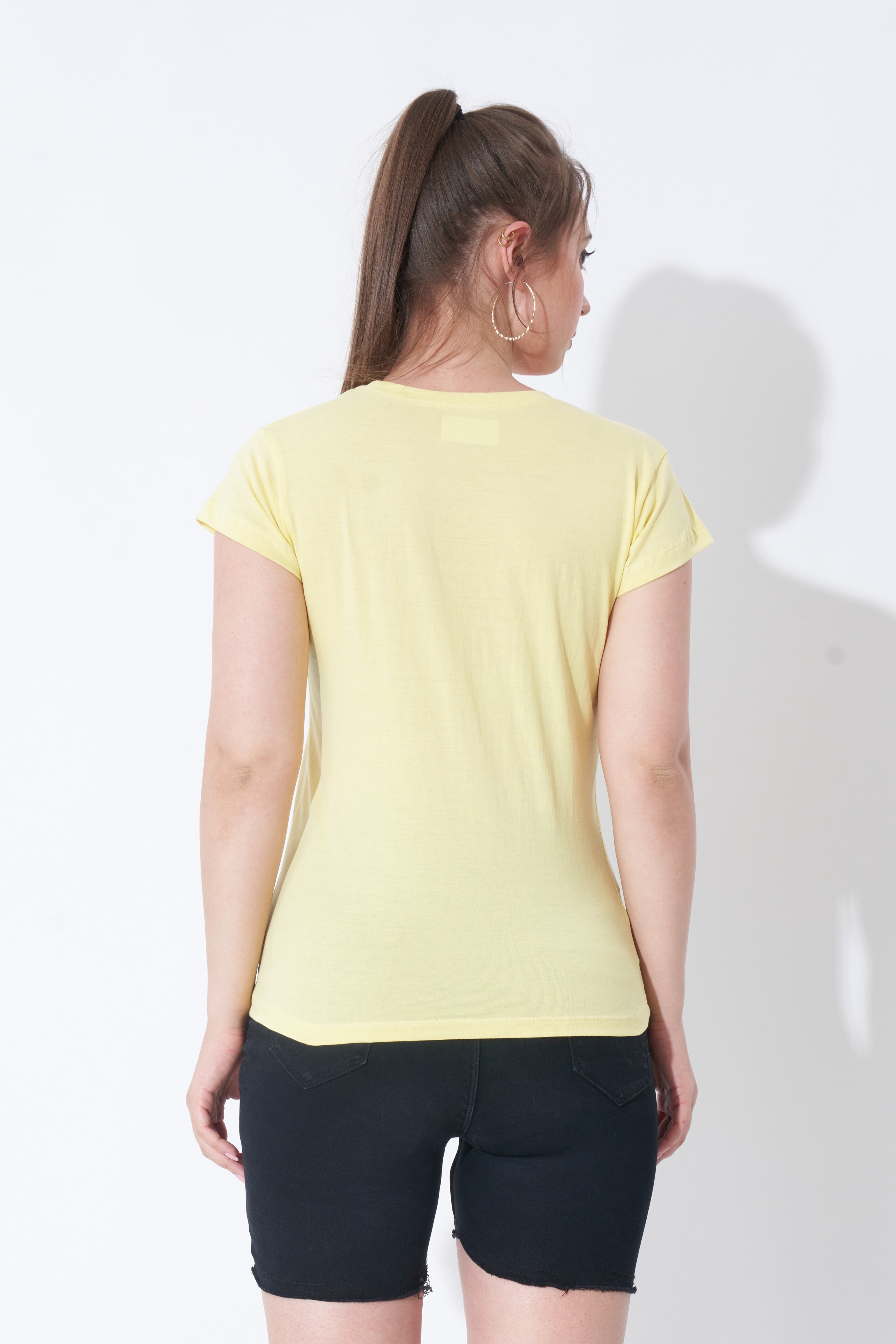 Cotton Round Neck T Shirt