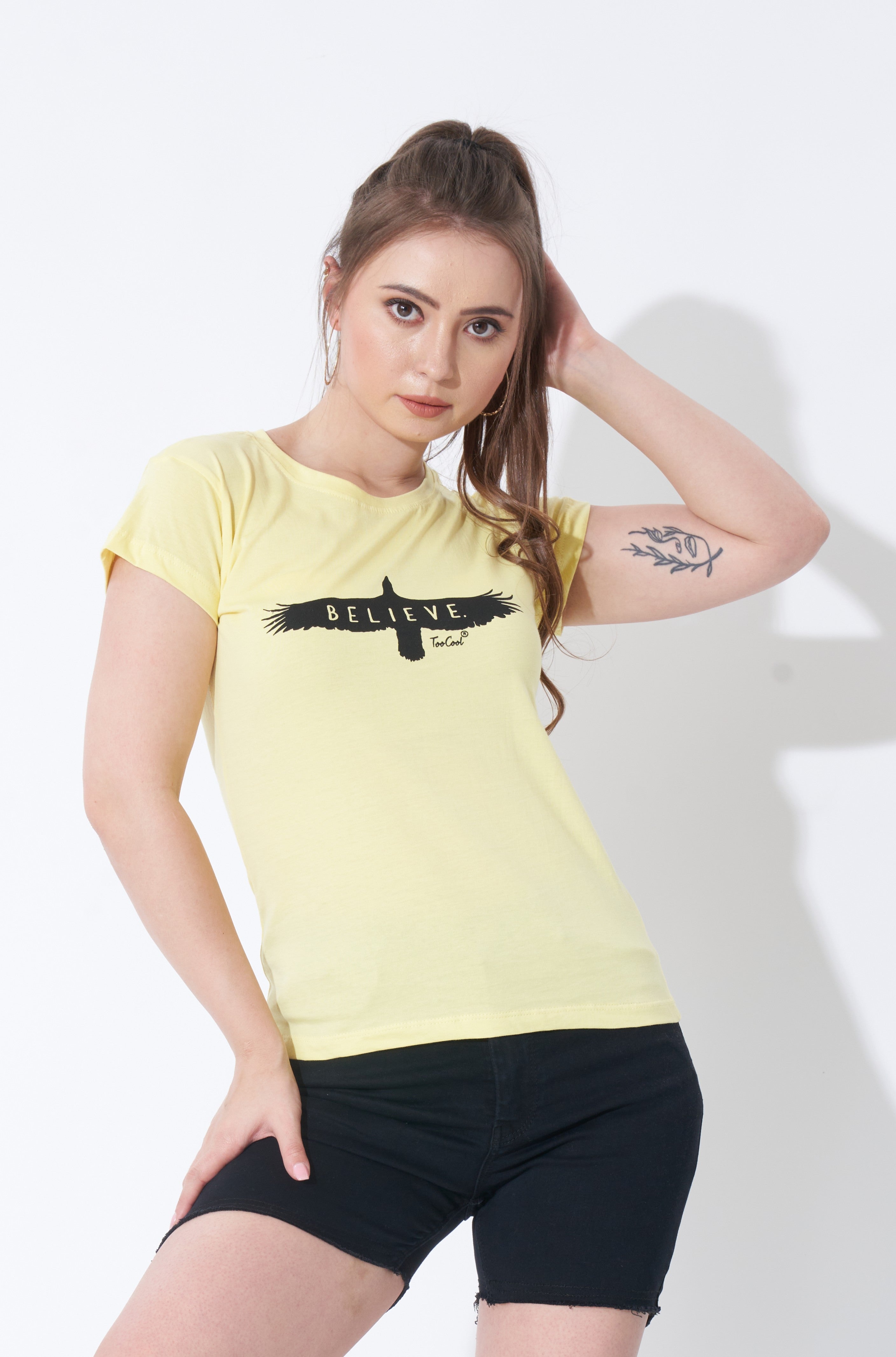Cotton Round Neck T Shirt