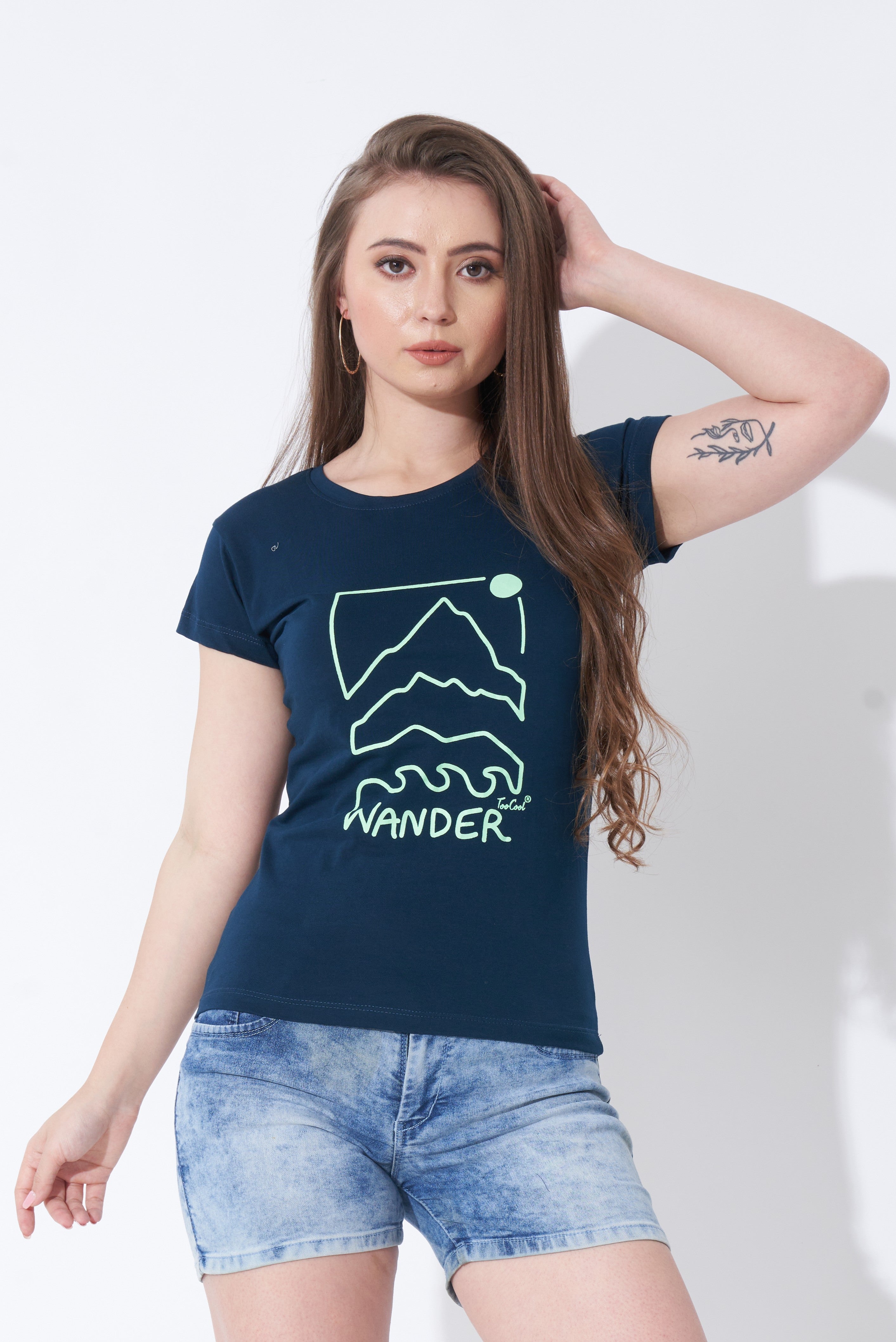 Cotton Round Neck T Shirt