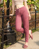 Women's Trouser Pants | Cotton Pant Half-Elasticated Waist Regular Slim Fit Trouser