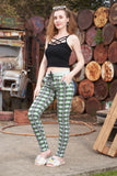 Low-Waist Rib Pants | Stylish Print Lounge & Functional Pockets