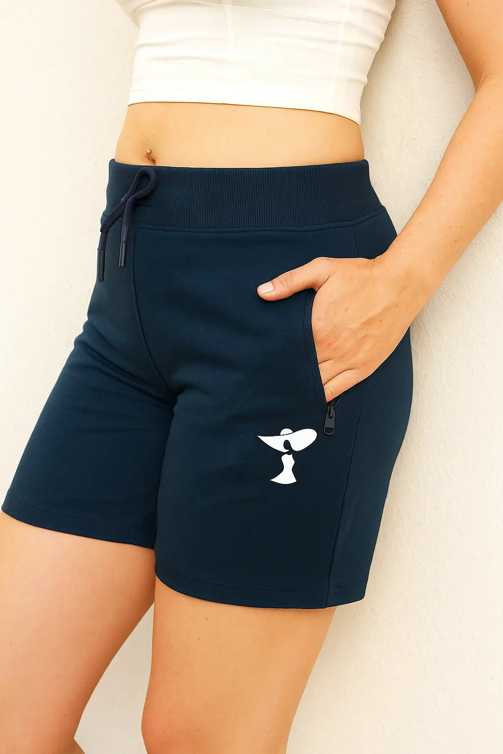 Everyday Solid Shorts with Pockets | Gym-Ready Boxers for Women