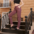 Women’s Comfy Pants | Everyday Cotton Blend Pants | Relaxed Fit & Versatile Activewear | Brown