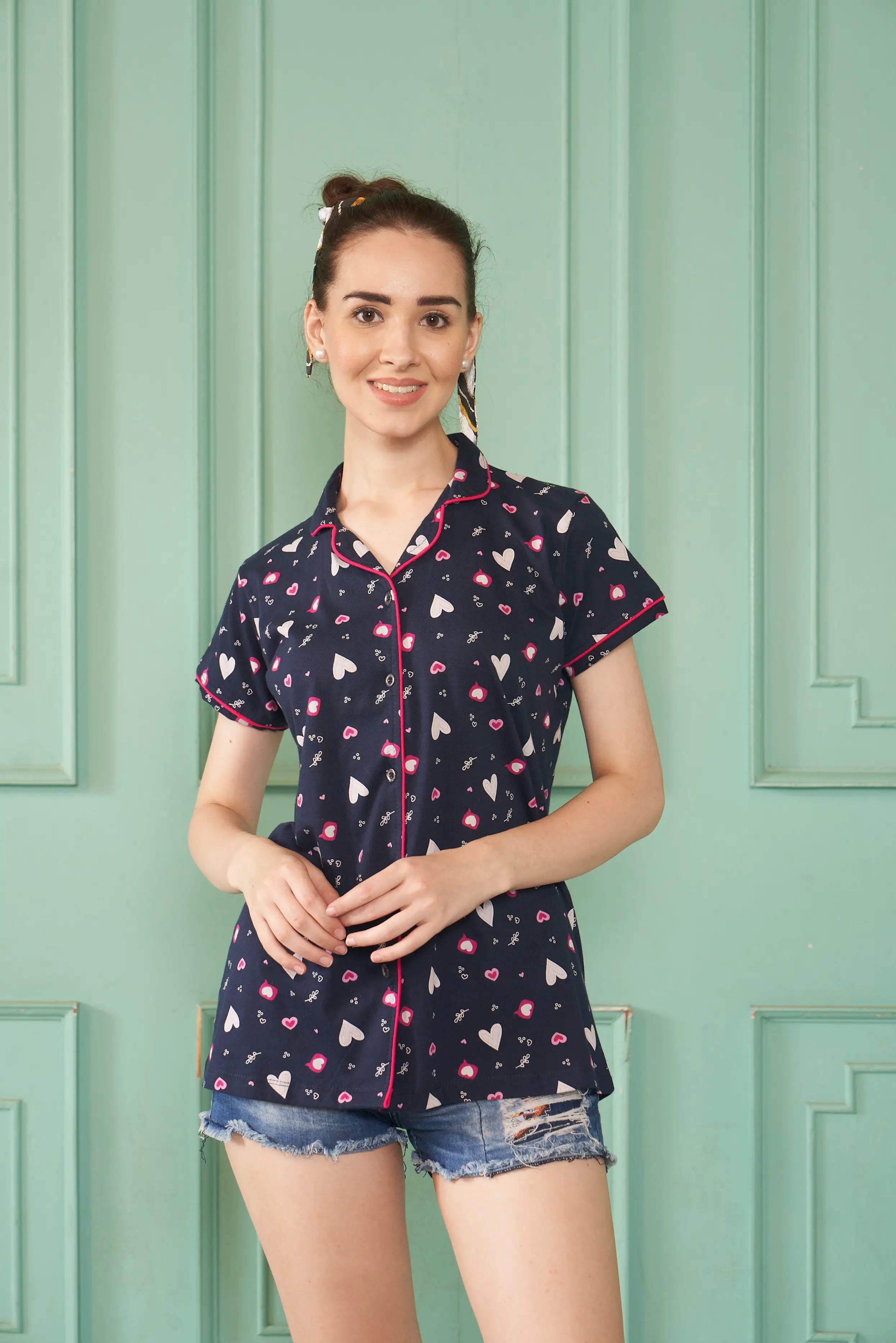 Night Shirt | Lightweight Printed Shirt for All-Night Ease